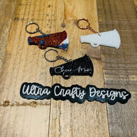 Cheer Horn Keychain, Made to Order