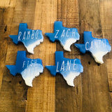 Texas Shape Coasters, Made to Order