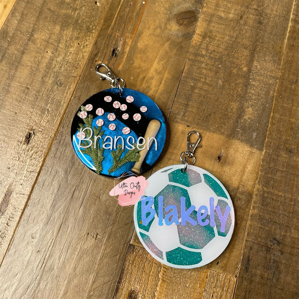 Circle Keychain, Made to Order