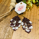 Fall Oak Leaves Earrings, RTS