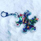 Puzzle Shape Keychain, Made to Order