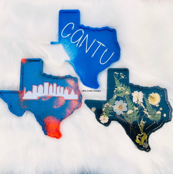 Texas Shaped Tray, Made to Order