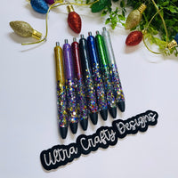 Christmas Multicolored Ombré Gel Pen, Made to Order