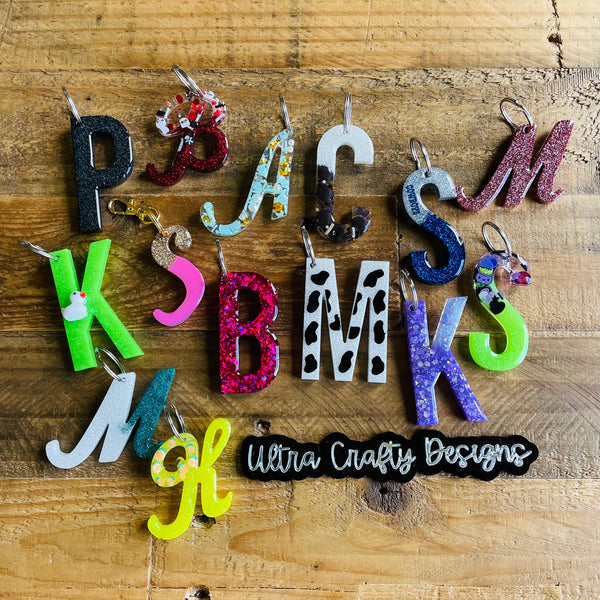 Letter Keychain, Made to Order