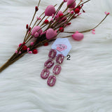 Valentines Multi Chain Earrings, RTS