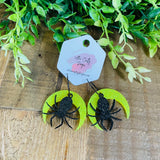 Halloween Spider Earrings, RTS