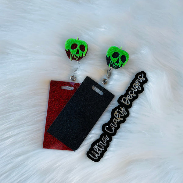 Poison Apple Badge Reel, Made to Order