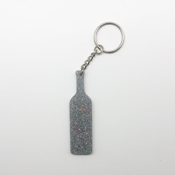 Wine Bottle Keychain, Made to Order