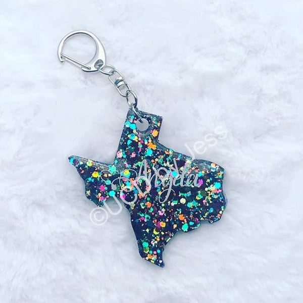 Texas State Keychain, Made to Order