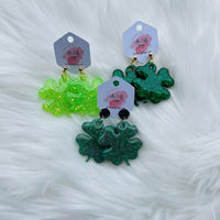 Clover (large) Earrings, RTS