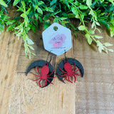 Halloween Spider Earrings, RTS